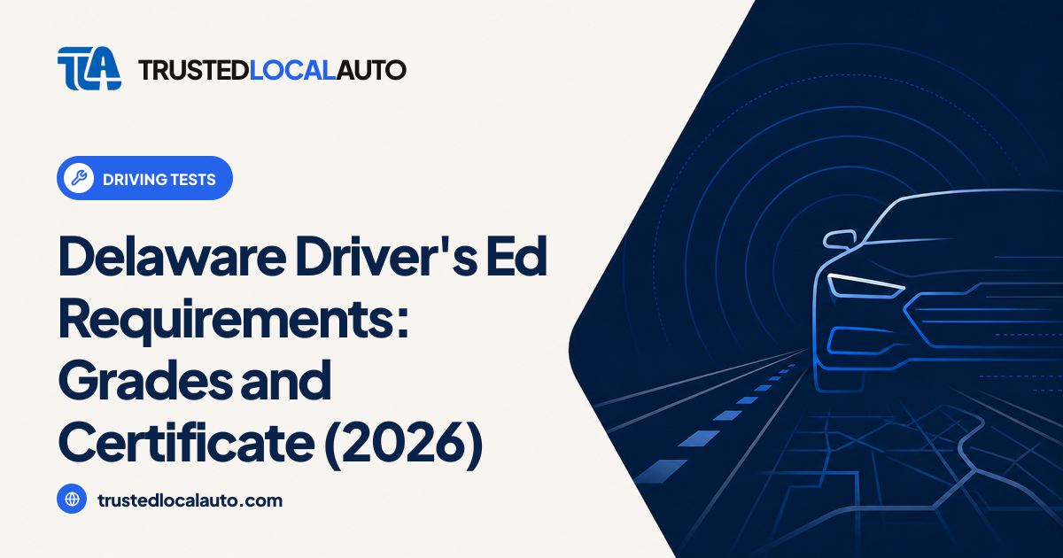 Delaware Driver's Ed Requirements (2026 Grades Rule)