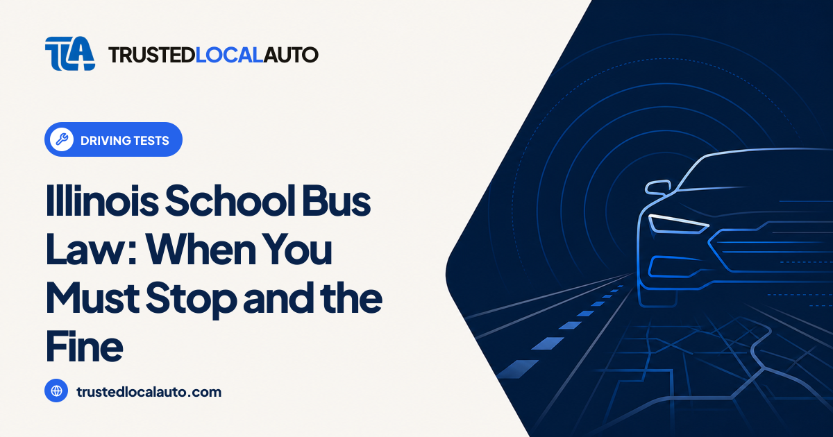 Illinois School Bus Law: When to Stop and the Fine