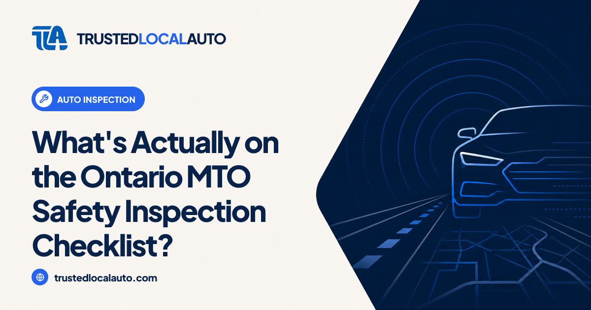 Ontario MTO Safety Inspection Checklist: What Passes & Fails